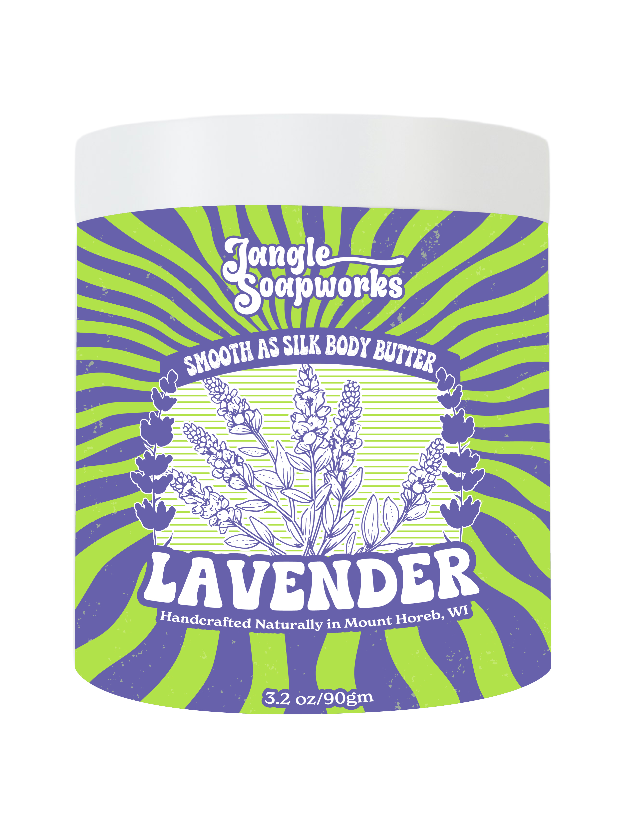 Lavender Body butter container